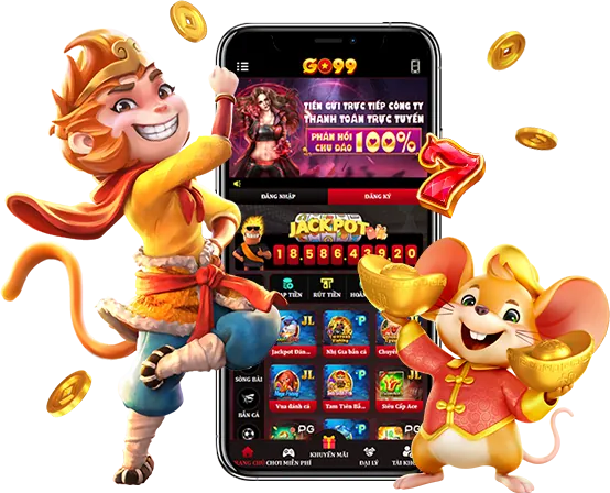Một người chơi đang ăn mừng chiến thắng với tiền thưởng và cúp vàng, minh họa các chương trình khuyến mãi hấp dẫn tại onbet88 chính thức